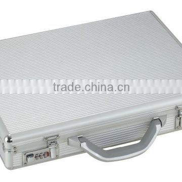 China highgrade silver aluminum briefcase XB-BF001