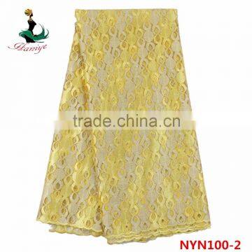 2016 Haniye wholesale french lace fabric jacquard african net lace fabric/NYN100