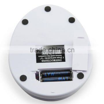 Sidiou Group White 10lb X 0.04oz Mini Digital Electronic Kitchen Scale Diet Food Compact Kitchen Scale 5kg X 1 photo-4