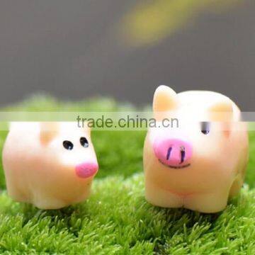 DIY Micro Fairy Garden Accessories Miniature Mini Happy resin pig & many designs for angels statues 24k gold bee figurines