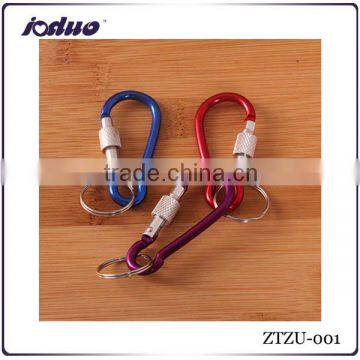 Colorful metal cheap key chain hang buckle wholesale ZTZU-001