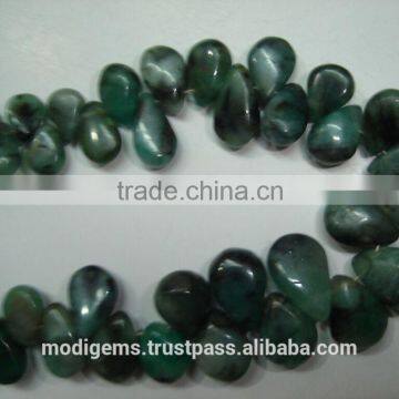 Precious Beads Emerald Pear Plain