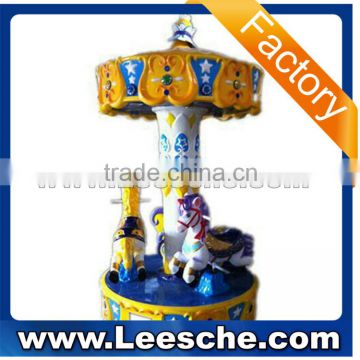 LSJQ-084 Attractive kids carousel for sale used amusement games mini fairground ride small carousel for sale