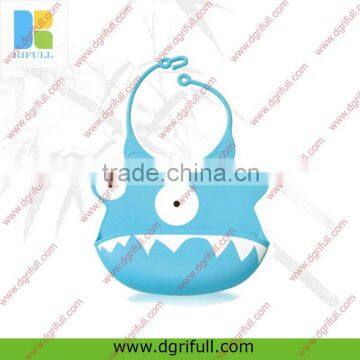 Multi-style silicone baby bibs