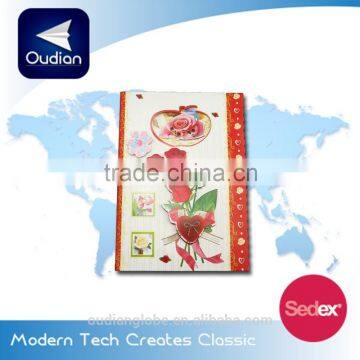 OEM Chinese new year greeting card with die-cut