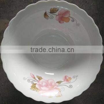 2016 Hot sale cheap price round poecelain soup bowl porcelain serving bowl