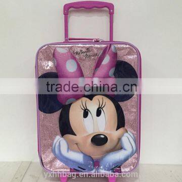 Travel PVC trolley case for kids