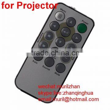 Silvery 15 keys Wireless ir Mini thin Waterproof Remote Control for VIVITEK projector with CR2025 Button Battery