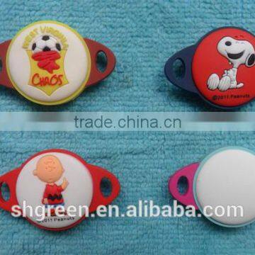 Professional silicone rubber tag with sewing holes