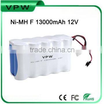 Rechargeable tools battery Ni-MH 4/3 D 13000mAh 12V battery pack