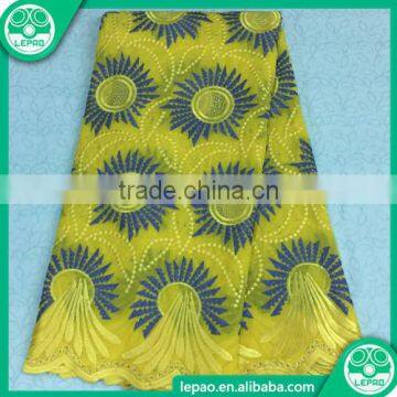 2016 Embroidered Lace Fabric African Tulle High Quality Wholesale For Nigerian Bridal Dress Beaded photo-3