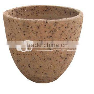 Round Lightweight Concrete Pot