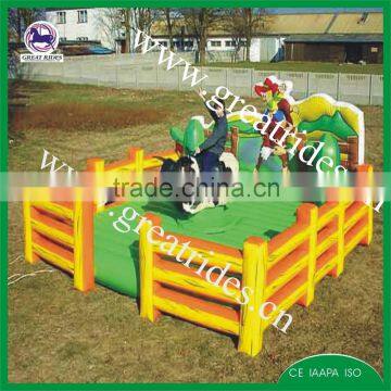 indoor games inflatable mechanical bull ride for sale