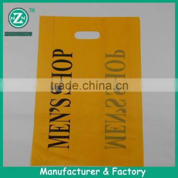 beautiful LDPE Plastic Die Cut Bags with printing for shopping shoes clothes candy