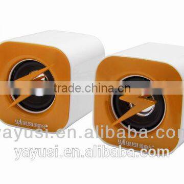 2.0-CH Usb Computer Speaker With Vibration & Ce/ Rohs/fcc ,mini Portable Speaker Box photo-3
