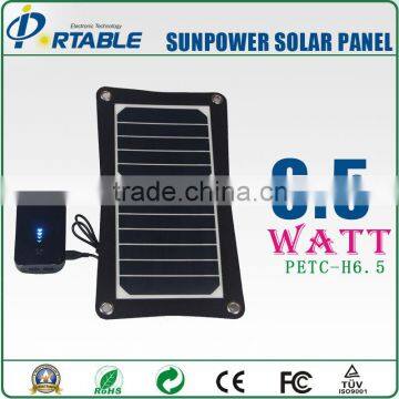 Wholesale price 6.5w sunpower solar panel china supplier