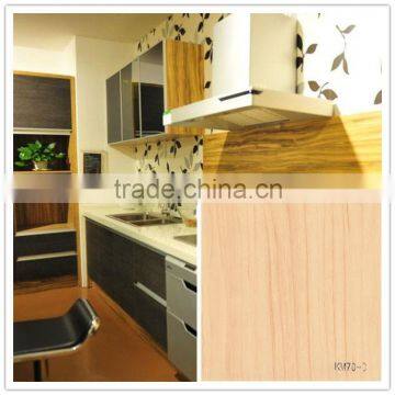 top quality wood color pvc decorative film for doors