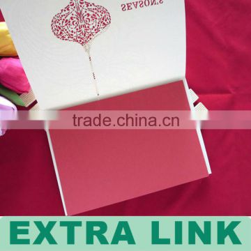 Beautiful Wedding Card Printing With Bride's Photo/Happy Birthday Invitation Card Printing(Factory Supply Directly)