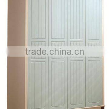 Mediterranean Style Prefab House New Design Solid Wood Blue Bedroom Furniture Set photo-3