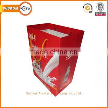 custom cheap paper shopping bag printing manufacturer