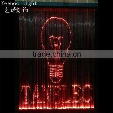 led light source bulb sign fiber curtain light