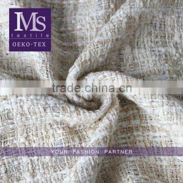 Wool Polyester Worsted Tweed Suit Fabric/polyester cotton wool blend fabric for fashion cloths