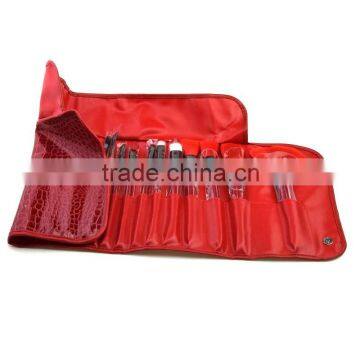 Classic Hot Styles! Wholesale Good 24pcs Wooden Soft Synthetic Hair Glitter Cosmetics Makeup Brush Set With Competitive Price !