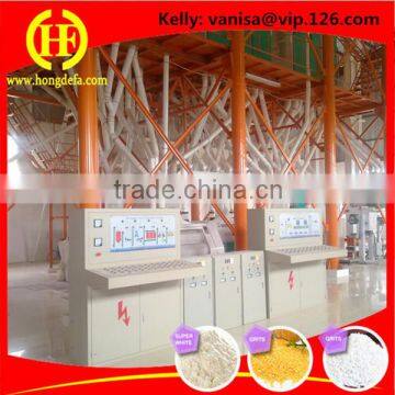 100T/24H maize grinding mill machine/100T maize milling machine/100 ton per day corn flour making machine