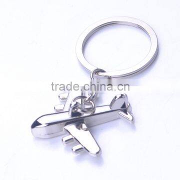 Wholesale 3d Airplane Metak Key Chains Business Gift Metal 3d Airplane Key Rings photo-3