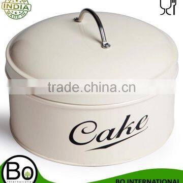 Stainless Steel White Metal Cake Box