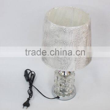 No.1 yiwu exporting commission agent wanted Fashion crystal bedside table lamps for bedroom/hotel