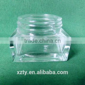 50 ml cosmetic clear glass material skin care cream empty jar