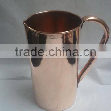 Copper Water Pitcher Jug Hammered photo-2