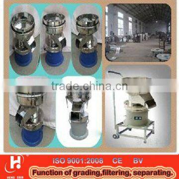 screeners with feed control for paint separator