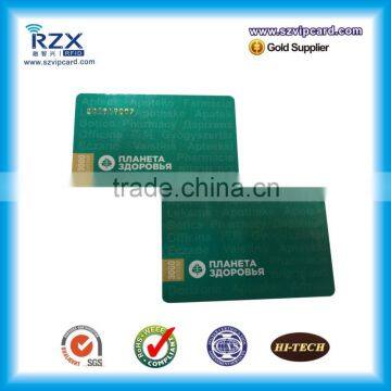 Professional factory standard pvc smart card with CPU FM1204/FM1208