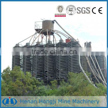 monazite spiral chute mineral separation machine