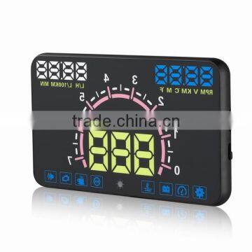 Automotive 5.8 inch E350 OBD2 car HUD display