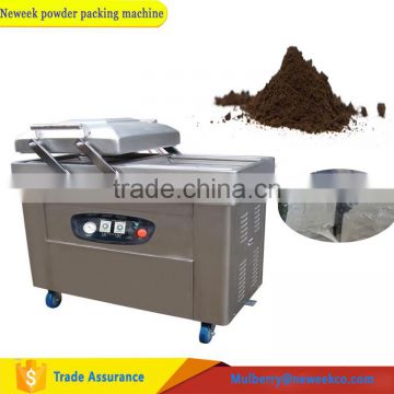 Neweek double chamber cocoa powder vacuum packing machine