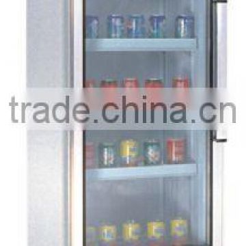 Upright refrigerating cabinets