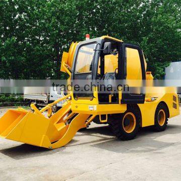 3 cubic meter Diesel Mobile Self loading Concrete Transit Mixer for Sale