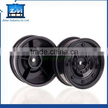 Car Spare Parts Black Plastic Parts Climbing Pull Truck Wheel Rims photo-4