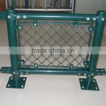 High quality Low price galvanized / pvc coated used chain link fence for sale