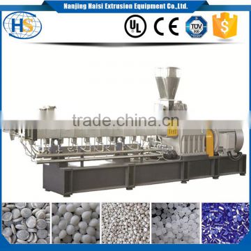 Twin screw extruder machine for to make plastic granules/PP PE granulating machine with underwater line system