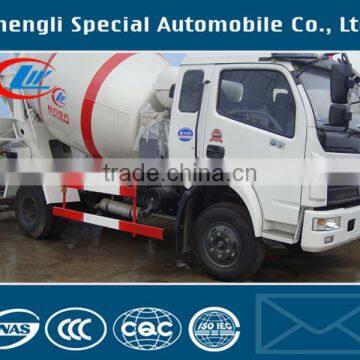 Chengli factory sale 4m3 dongfeng 4x2 mini truck concrete mixer