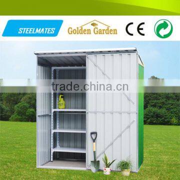 2017 garden house metal storage sheds for sale with waterproof