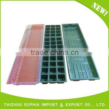 12 Cells Trays Set With Cover and Pallet,12 Cells Plug Seed Tray photo-5