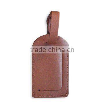 Luggage tag(Genuine Brown luggage tag,baggage tag)