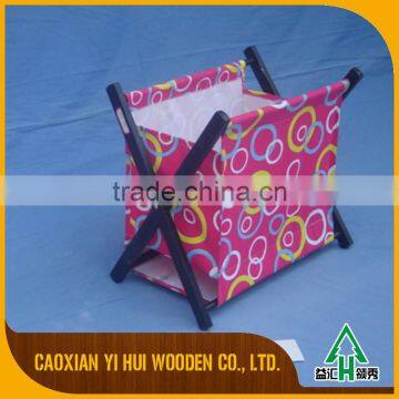 Trade Assurance Folding Wood Magazine Rack For Storage
