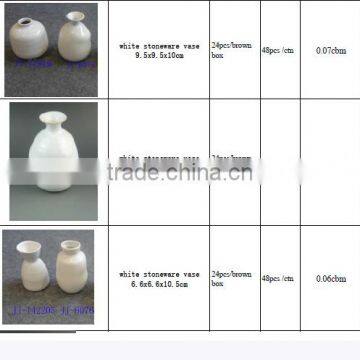 Pure Purple and Red Bud Ceramic Flower Vase ,mini Stoneware Vase photo-3