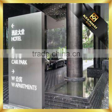 Decorative Etched Color 304 Stainless Steel Column Cover